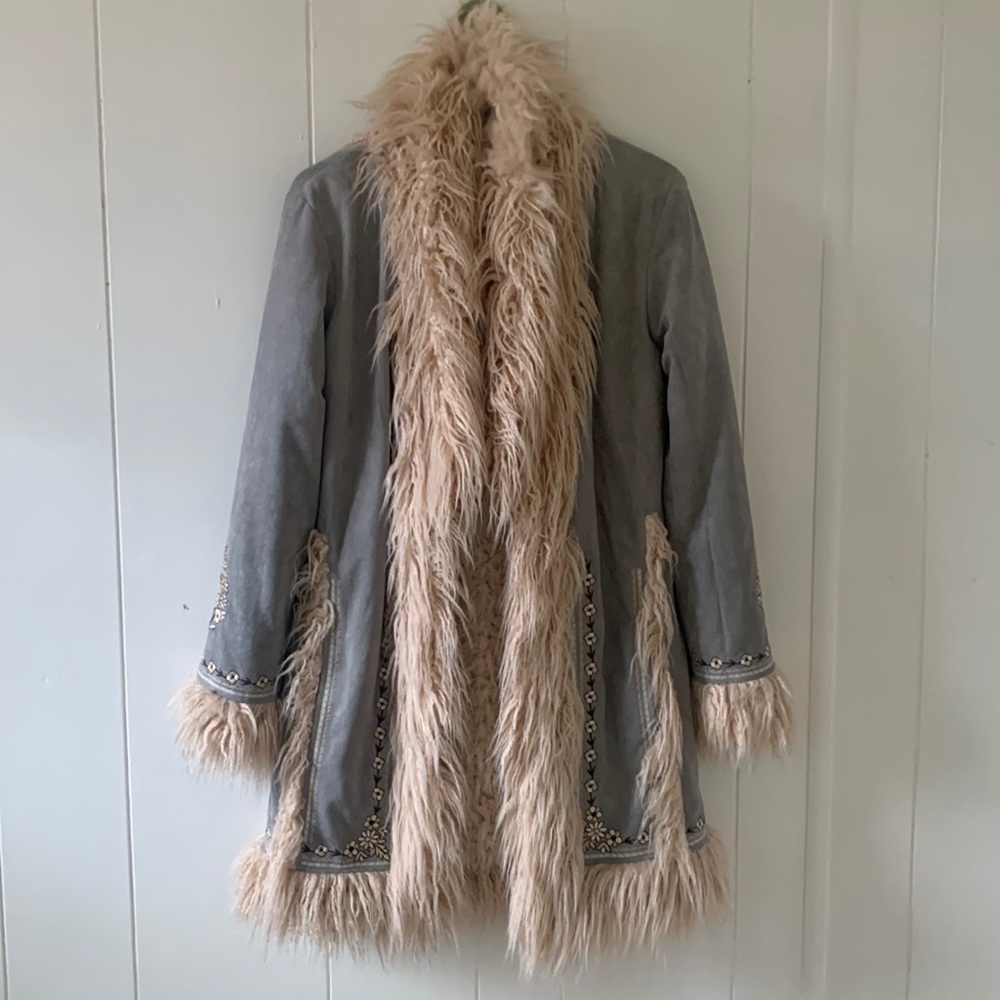 Free people Joplin shearling Jacket by Spell & the gypsy